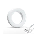 Selfie Ring Light Fill Light Rechargeable 3 Light Modes with Clip Video Conference Light Lamp for Phone/Laptop/Tablet/Make Up
