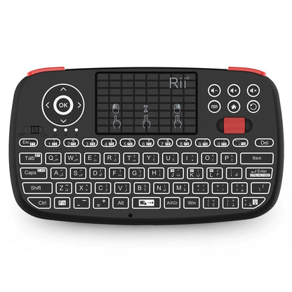 I4 Mini Bluetooth Wireless Keyboard with Touchpad 2.4Ghz Backlit Mouse Remote Control for Windows Android TV Box Smart TV
