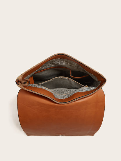 Cross-Border New Model 2026 Fashion Retro Printed Bark Cork Flip-Top Backpack Women's Large Capacity Backpack