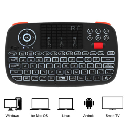 I4 Mini Bluetooth Wireless Keyboard with Touchpad 2.4Ghz Backlit Mouse Remote Control for Windows Android TV Box Smart TV