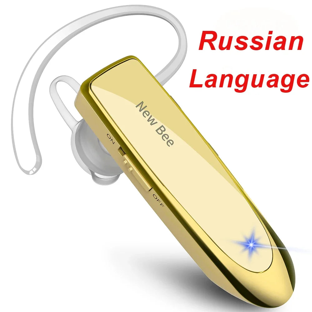 Bluetooth Headset Wireless Earphones Headphones with Mic 24Hrs Earbuds Single Earpiece Mini Handsfree for Driver Office