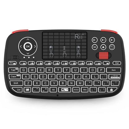 I4 Mini Bluetooth Wireless Keyboard with Touchpad 2.4Ghz Backlit Mouse Remote Control for Windows Android TV Box Smart TV