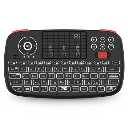 I4 Mini Bluetooth Wireless Keyboard with Touchpad 2.4Ghz Backlit Mouse Remote Control for Windows Android TV Box Smart TV