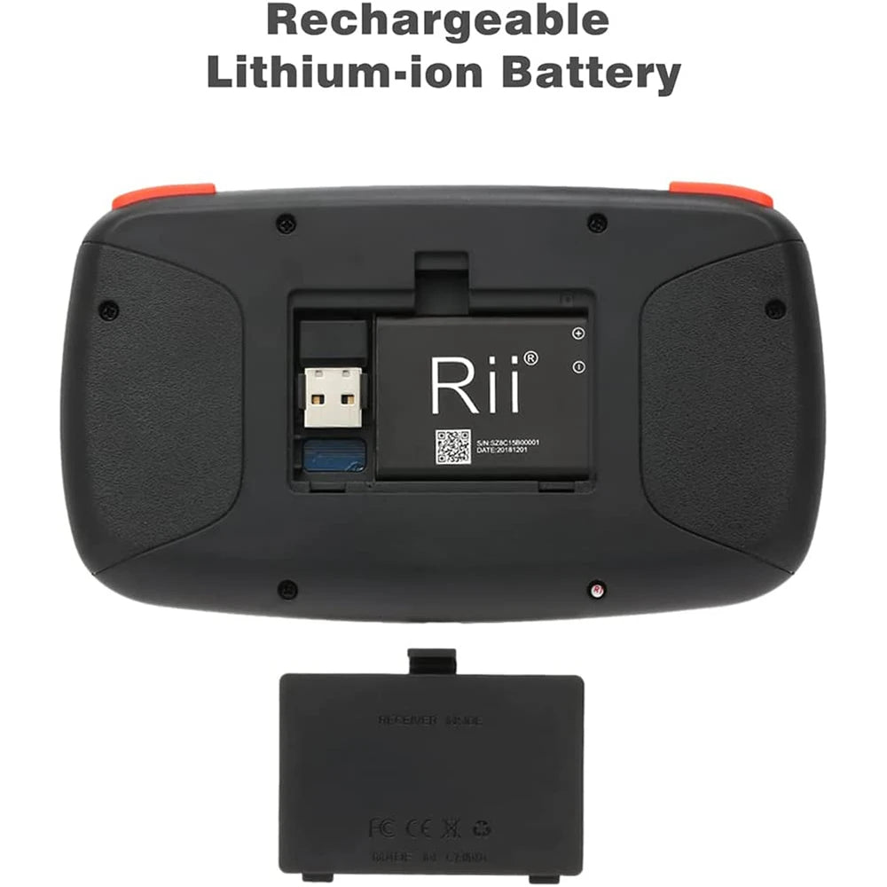 I4 Mini Bluetooth Wireless Keyboard with Touchpad 2.4Ghz Backlit Mouse Remote Control for Windows Android TV Box Smart TV